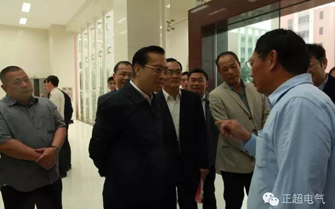 汕頭市委書記陳良賢帶隊赴正超電氣調研